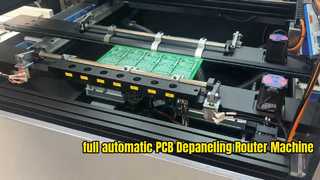 W pełni automatyczna maszyna do depanowania PCB PCBA z automatycznym zbieraniem tac