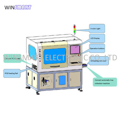 Podwójny stolik podwójny wrot pełnoautomatyczny separator PCB