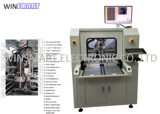 60000RPM Separator PCB wrzeciona, półautomatyczna maszyna do depanowania PCB