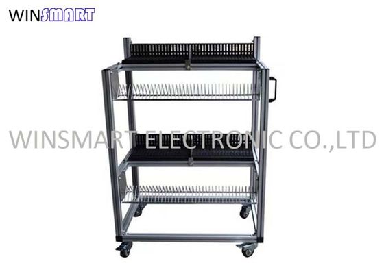 kupować 40 sztuk / warstwa Wózek podający SMT Podajnik FUJI NPT 4 koła ESD online manufacture