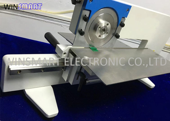 kupować Sterowanie ręczne V Cut Sprzęt do depanowania płytek PCB z okrągłym + liniowym ostrzem online manufacture